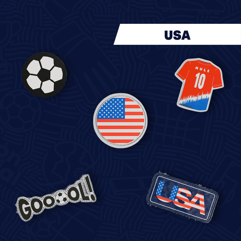 USA W Cup Pack - Hule Brand