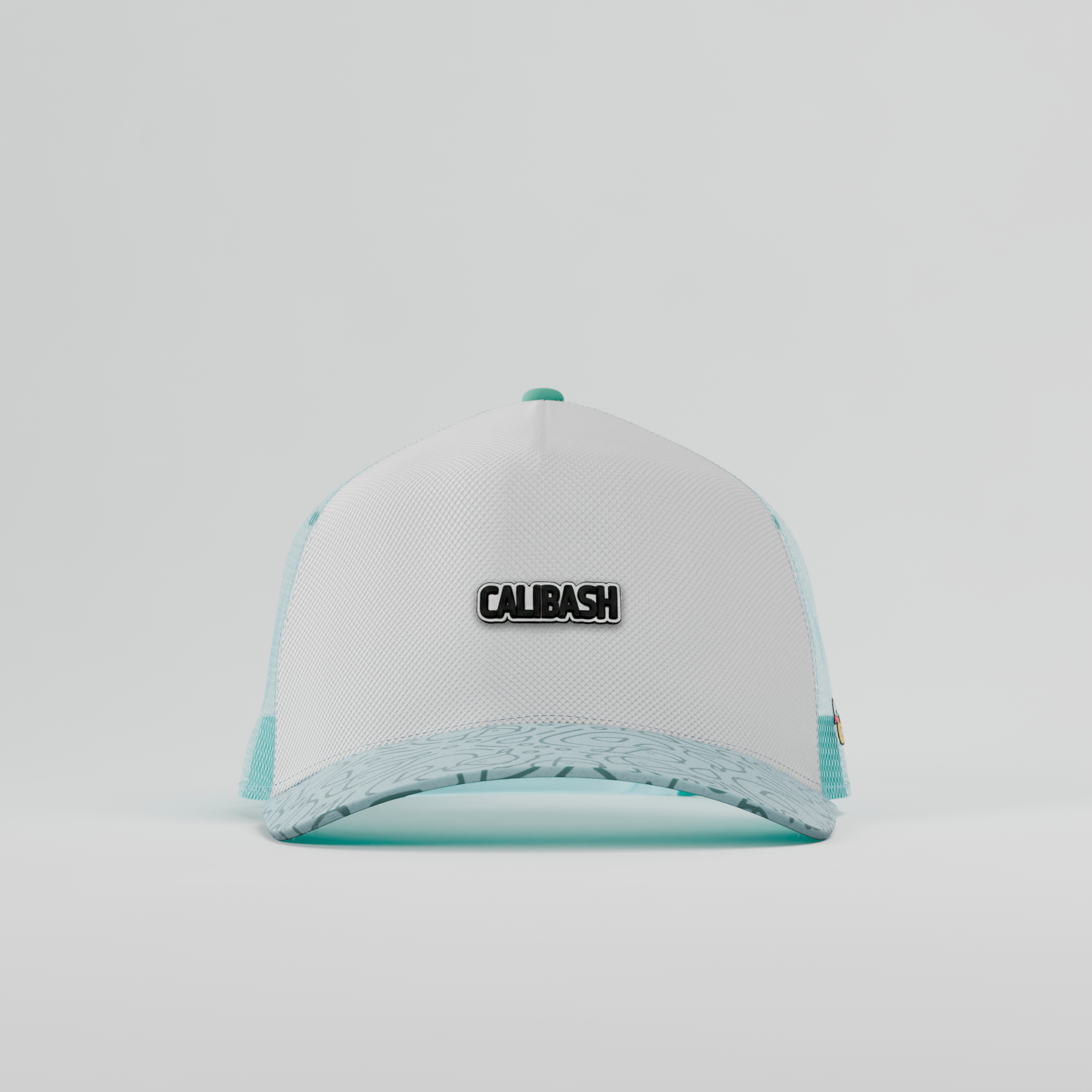Calibash Mint Splash Trucker Cap - Hule Brand