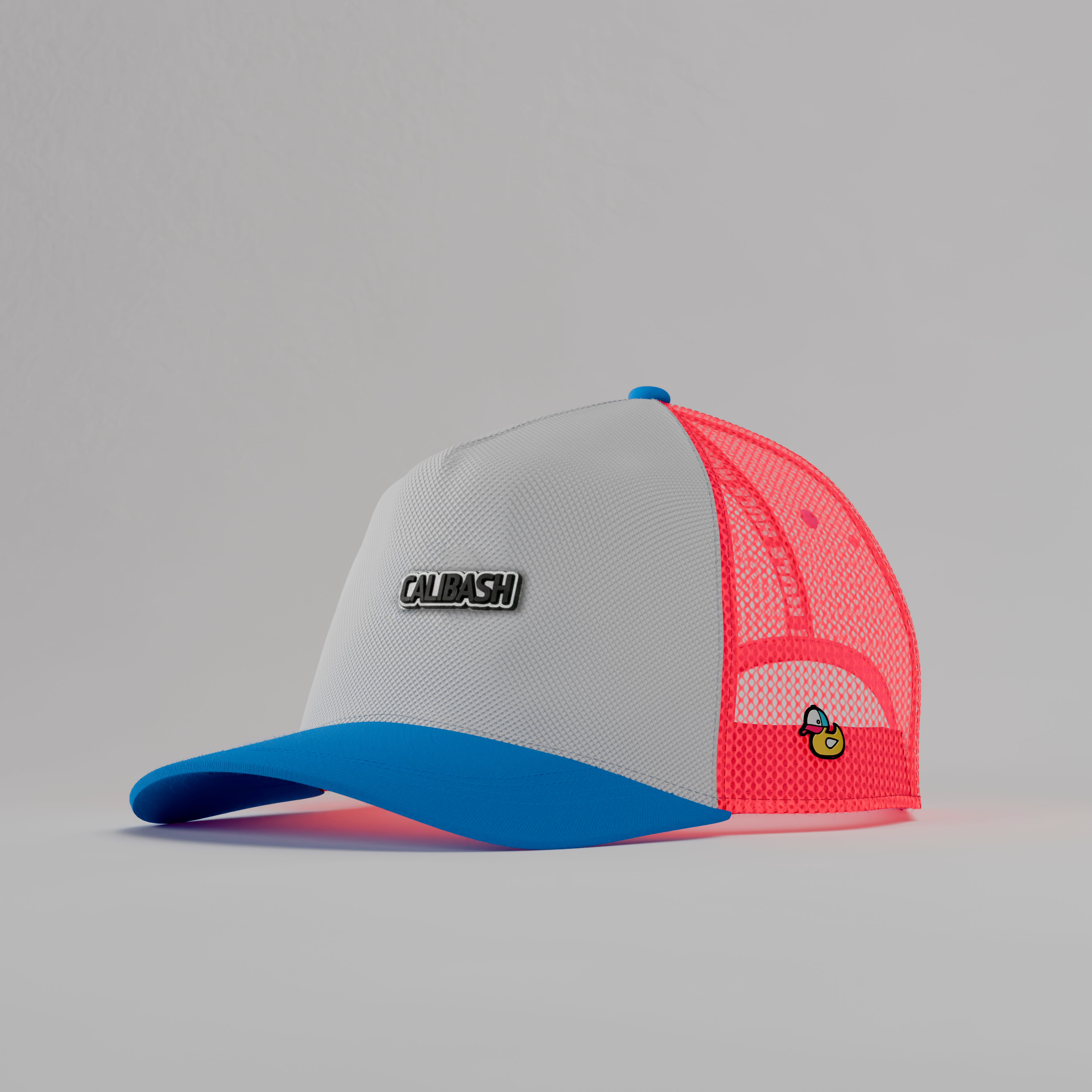 Calibash Glow Pink Trucker Cap - Hule Brand