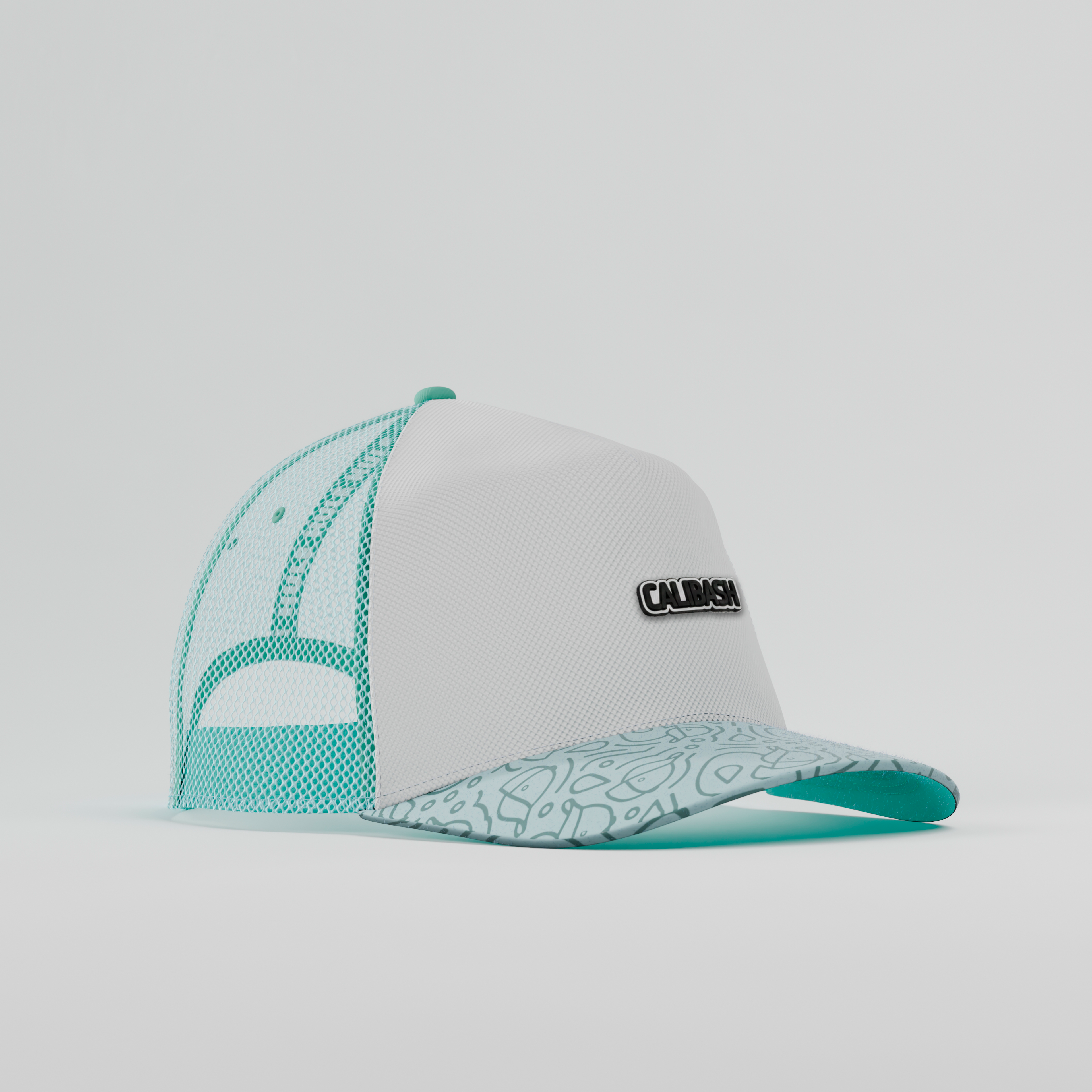 Calibash Mint Splash Trucker Cap - Hule Brand