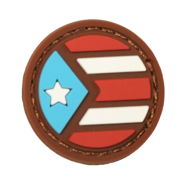 Puerto Rico Round Flag