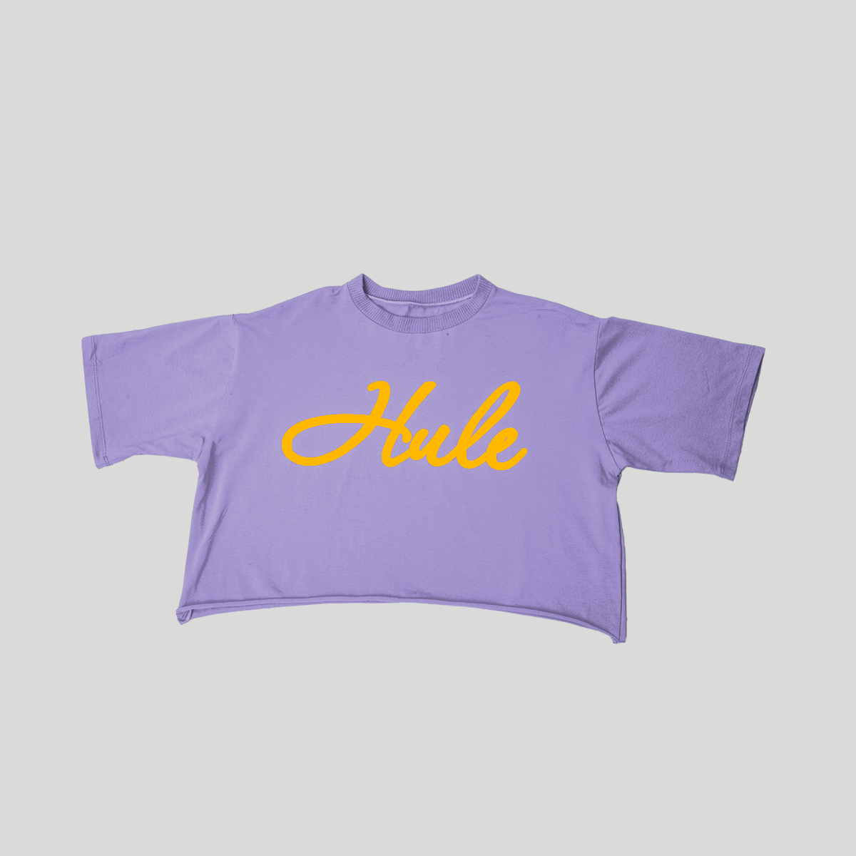 Blush Script Oversize Crop - Hule Brand
