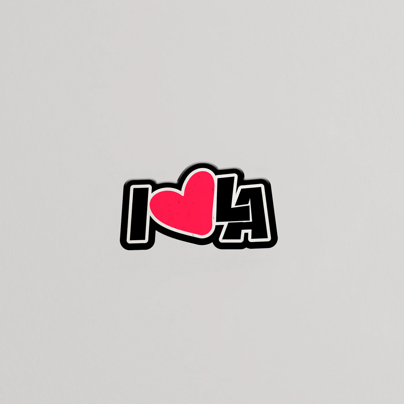 I Love L.A. Patch - Hule Brand