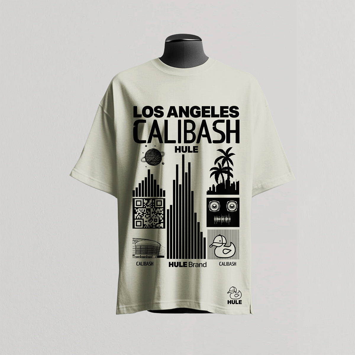 CALIBASH Beige T-Shirt - Official Collectible Merch - Hule Brand