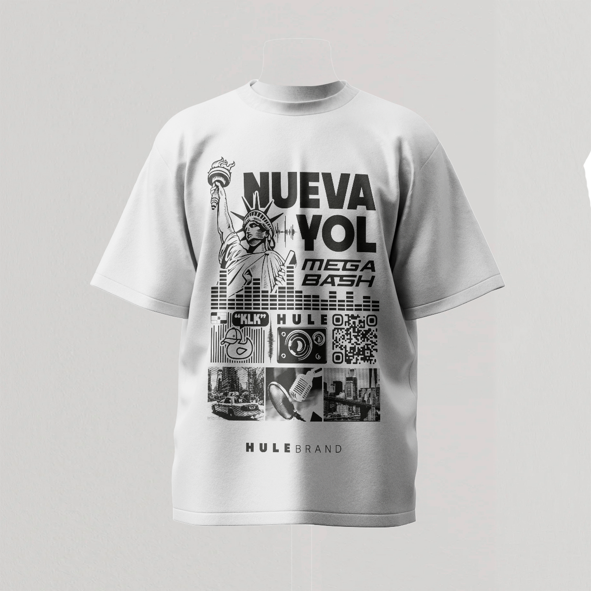 Mega Bash White T-Shirt - Official Collectible Merch