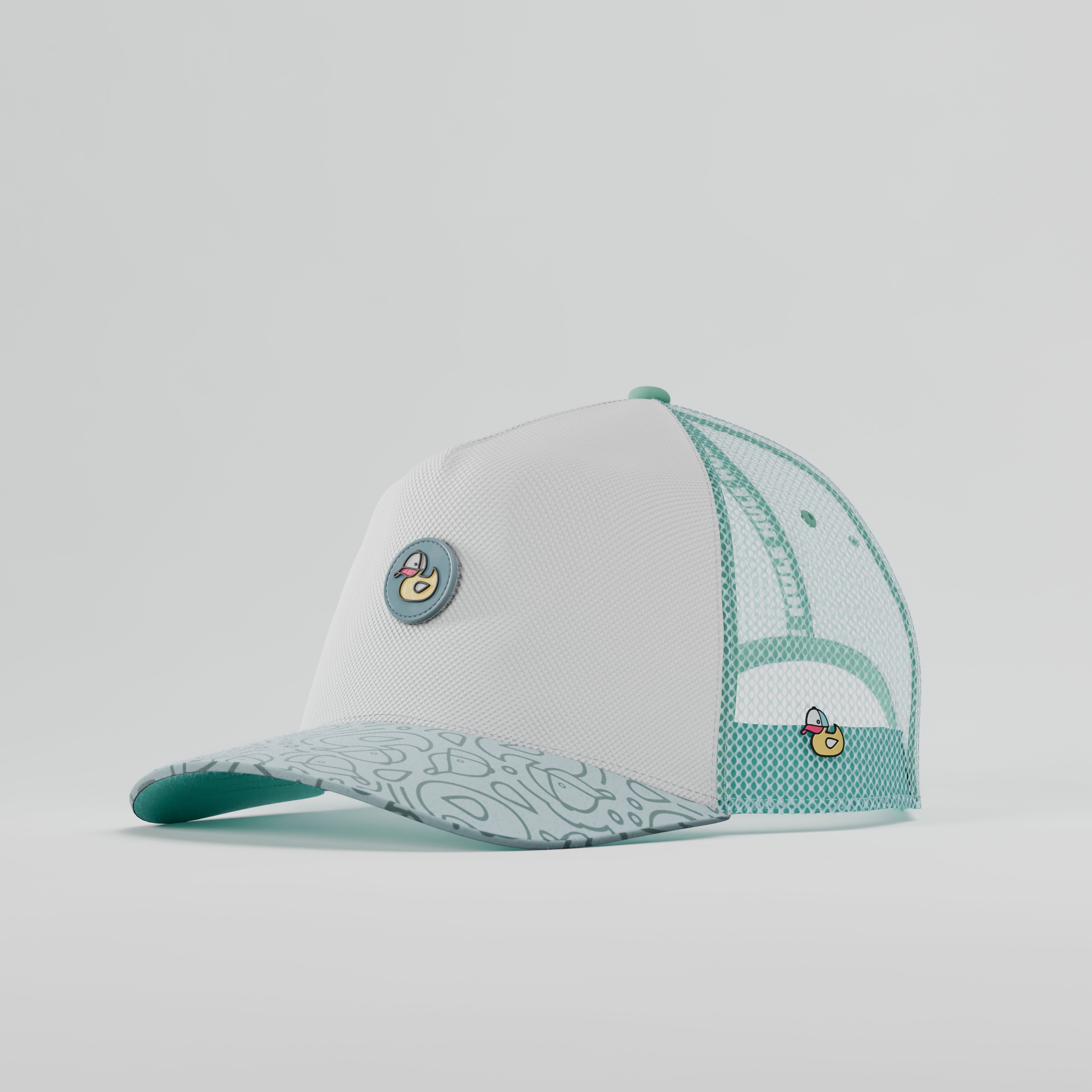 Mint Splash Trucker Cap - Hule Brand