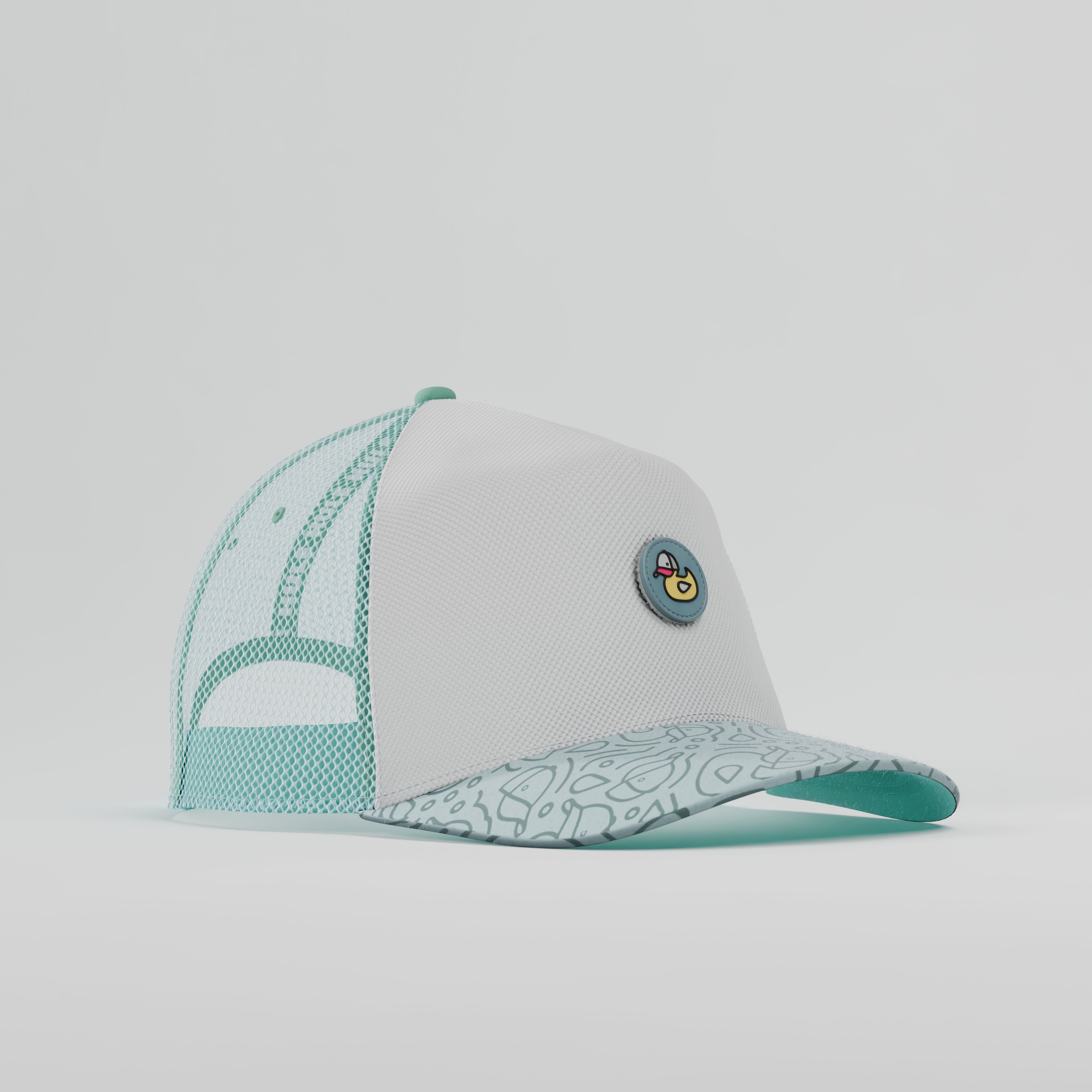 Mint Splash Trucker Cap - Hule Brand