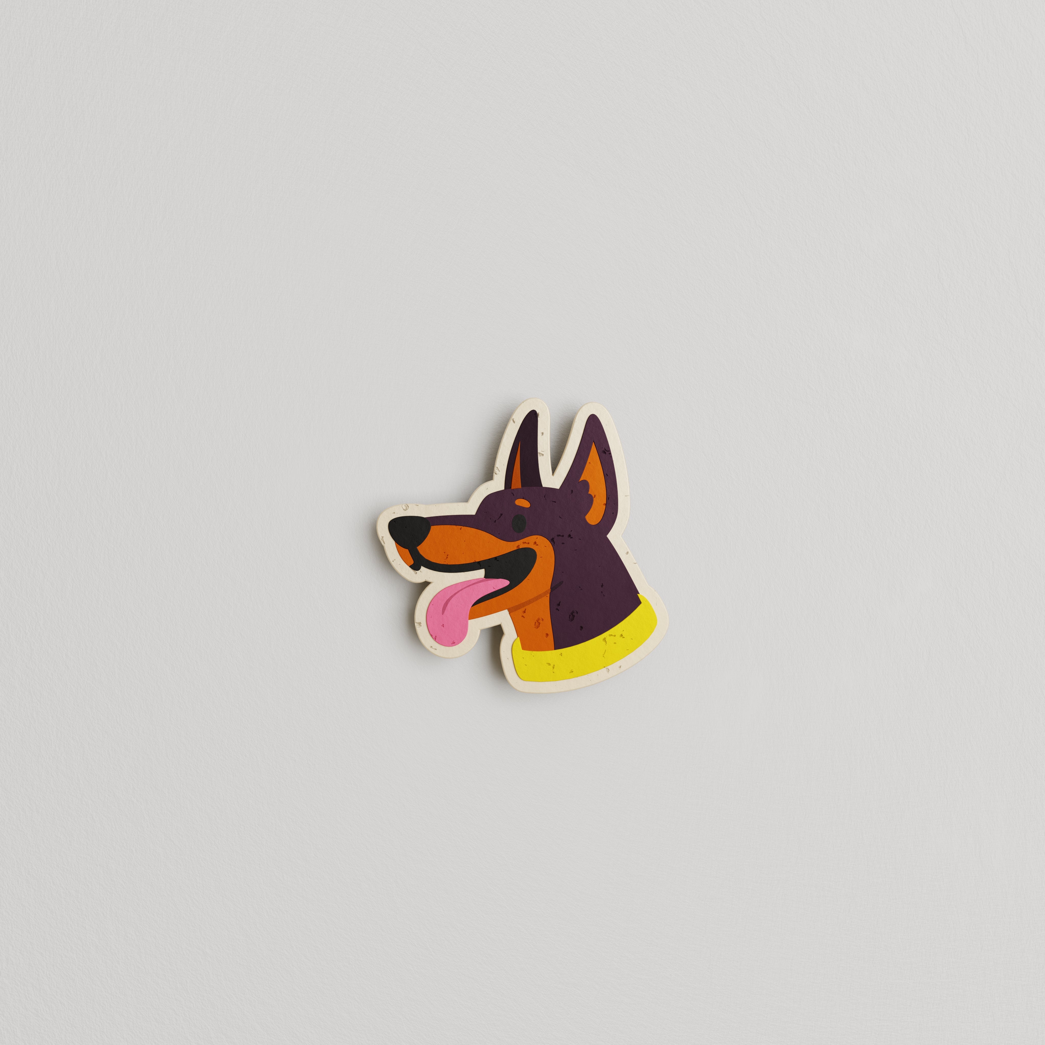 Dobermann Dog - Hule Brand