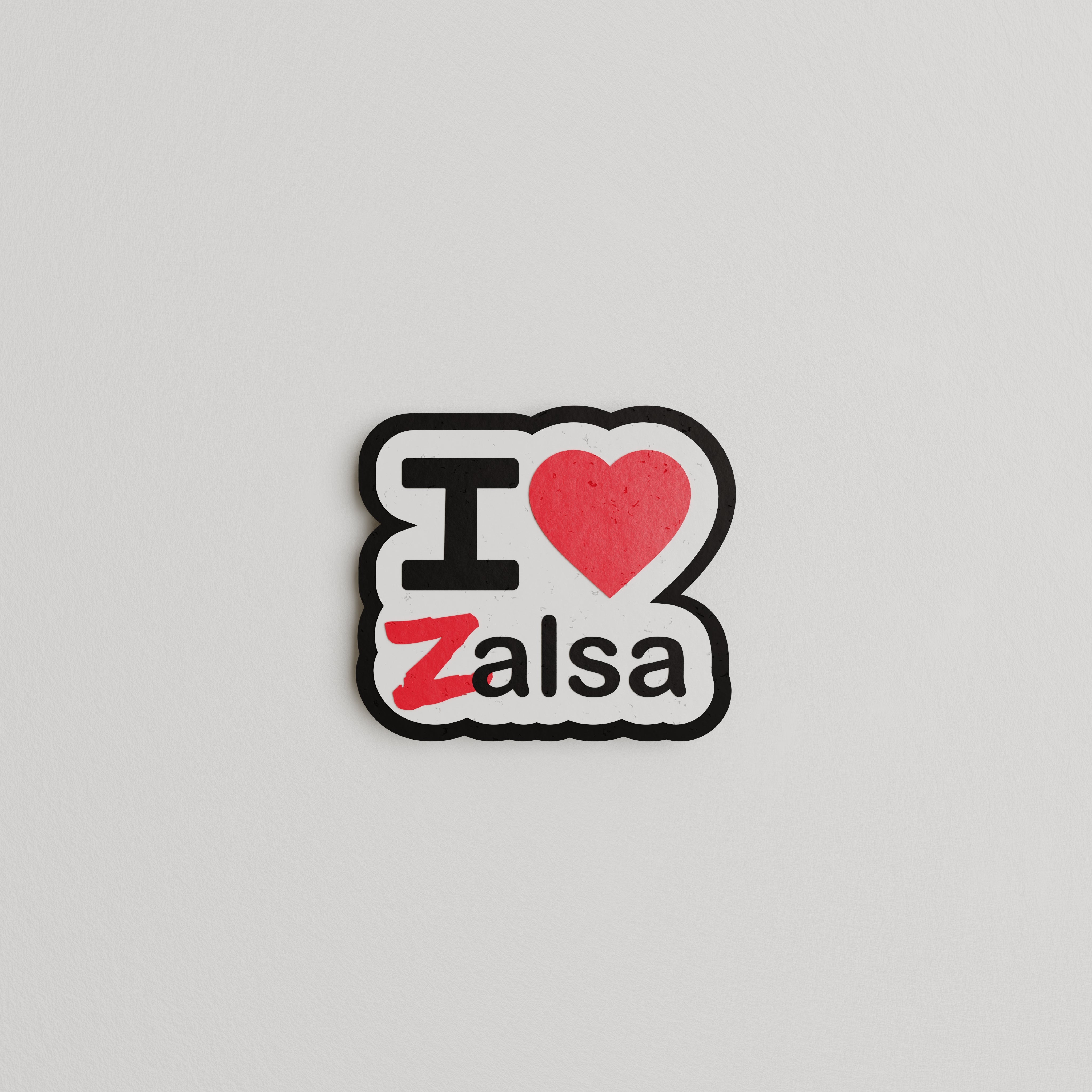 I Love Zalsa Patch - Hule Brand