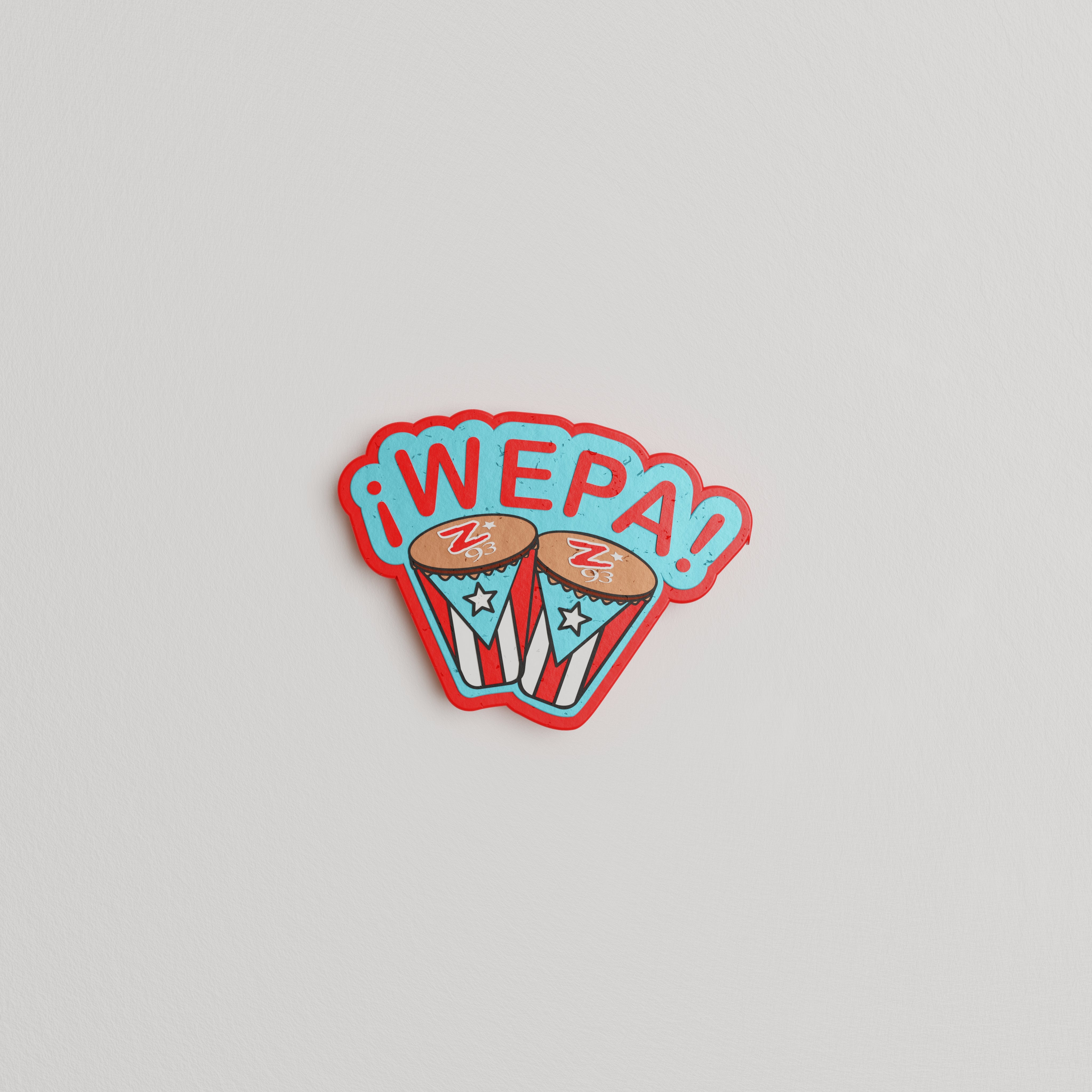 "Wepa" Congas Patch - Hule Brand