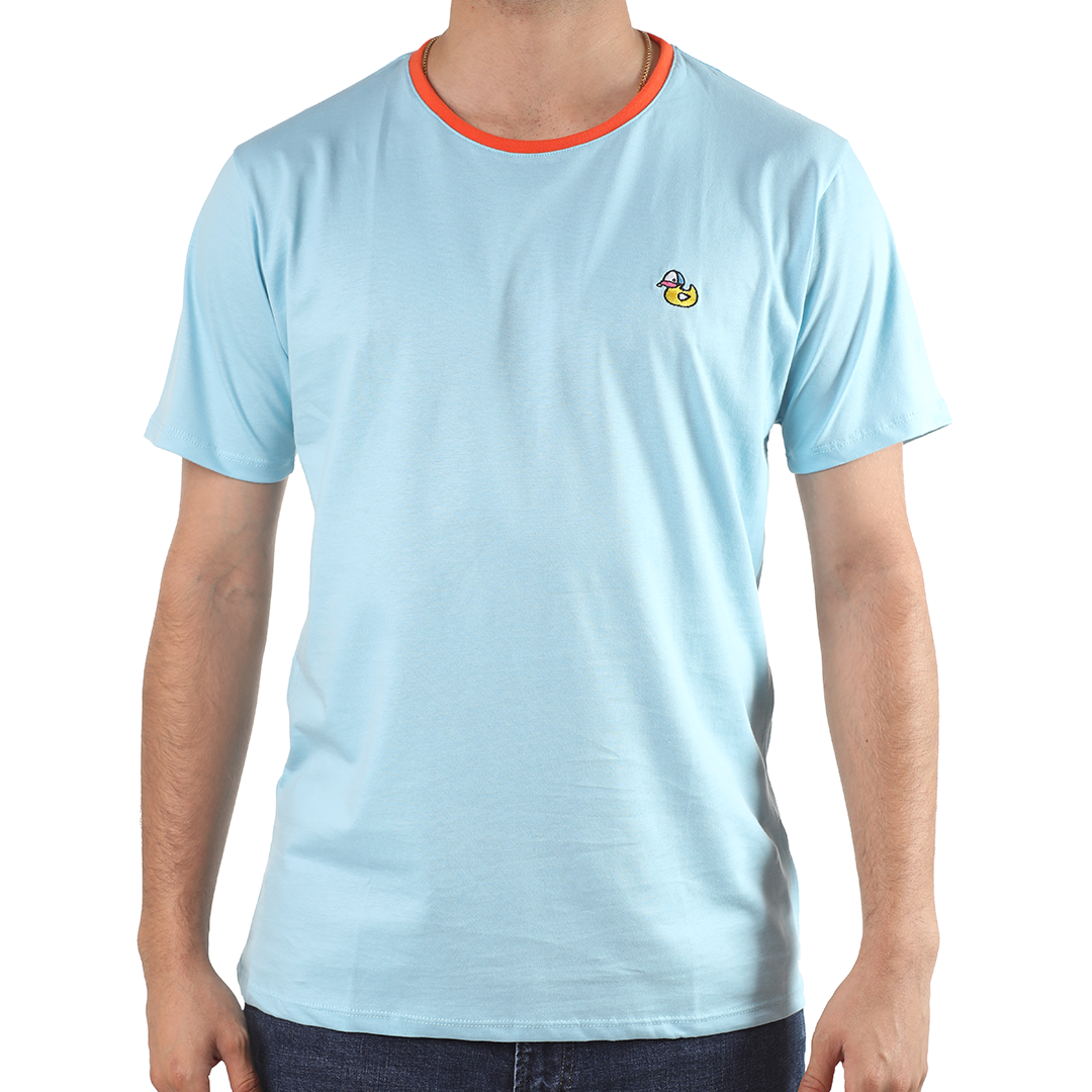 Hule Baby Blue and Orange T-Shirt