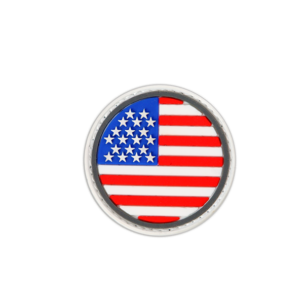 American Round Flag - Hule Caps