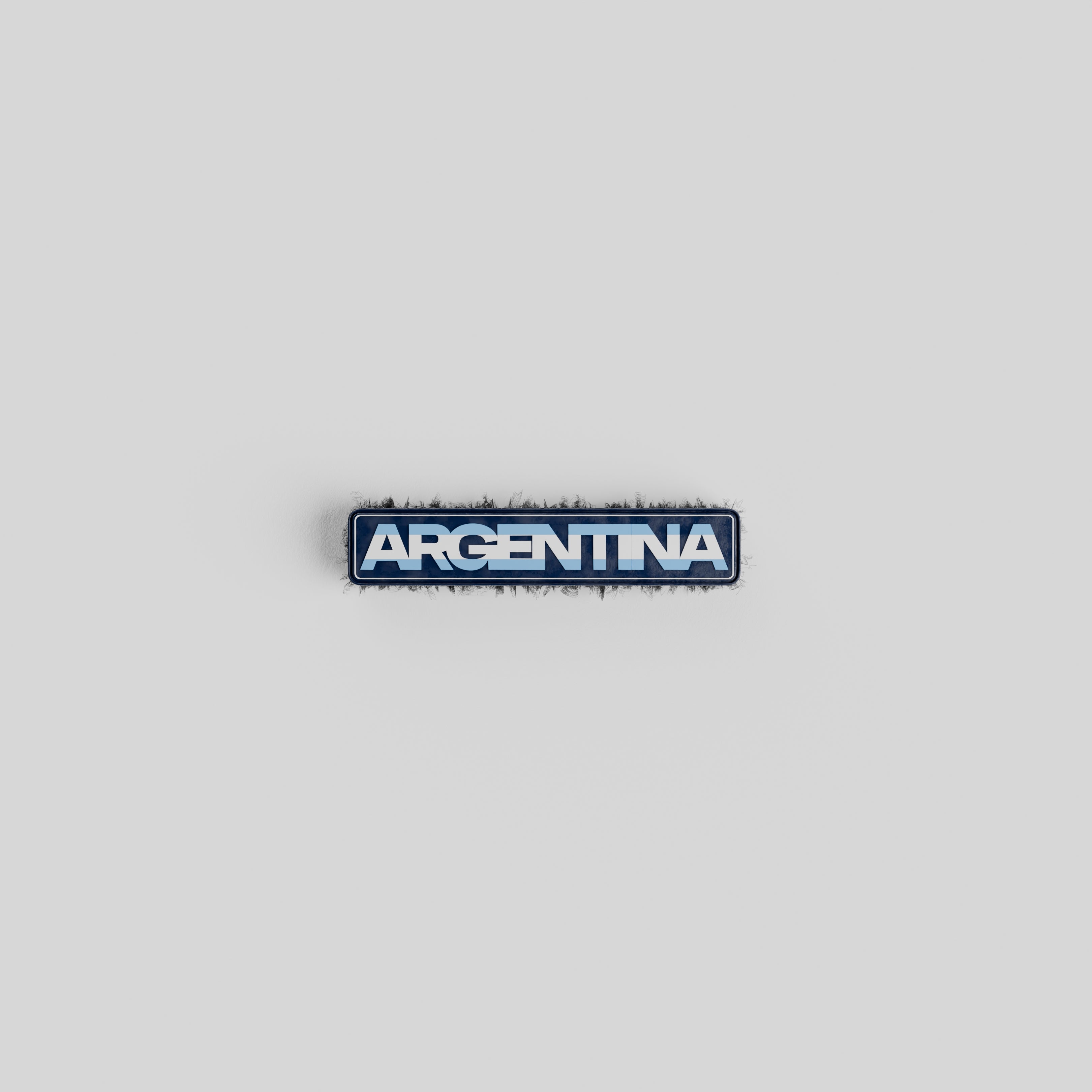 Argentina Nation Patch - Hule Brand