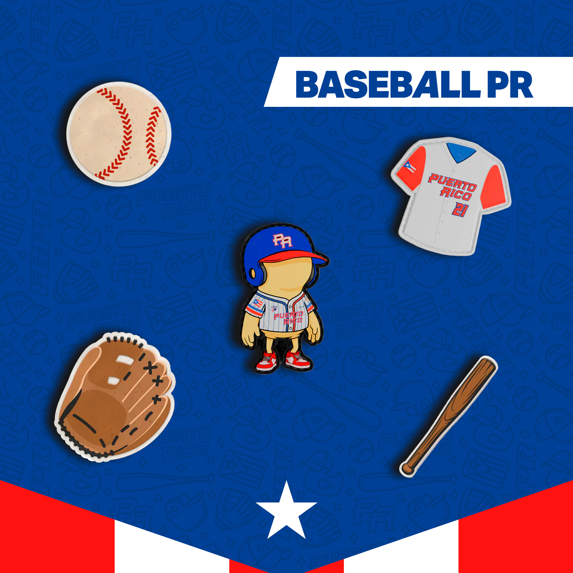 Baseball Hule Pack - Blue - Hule Brand