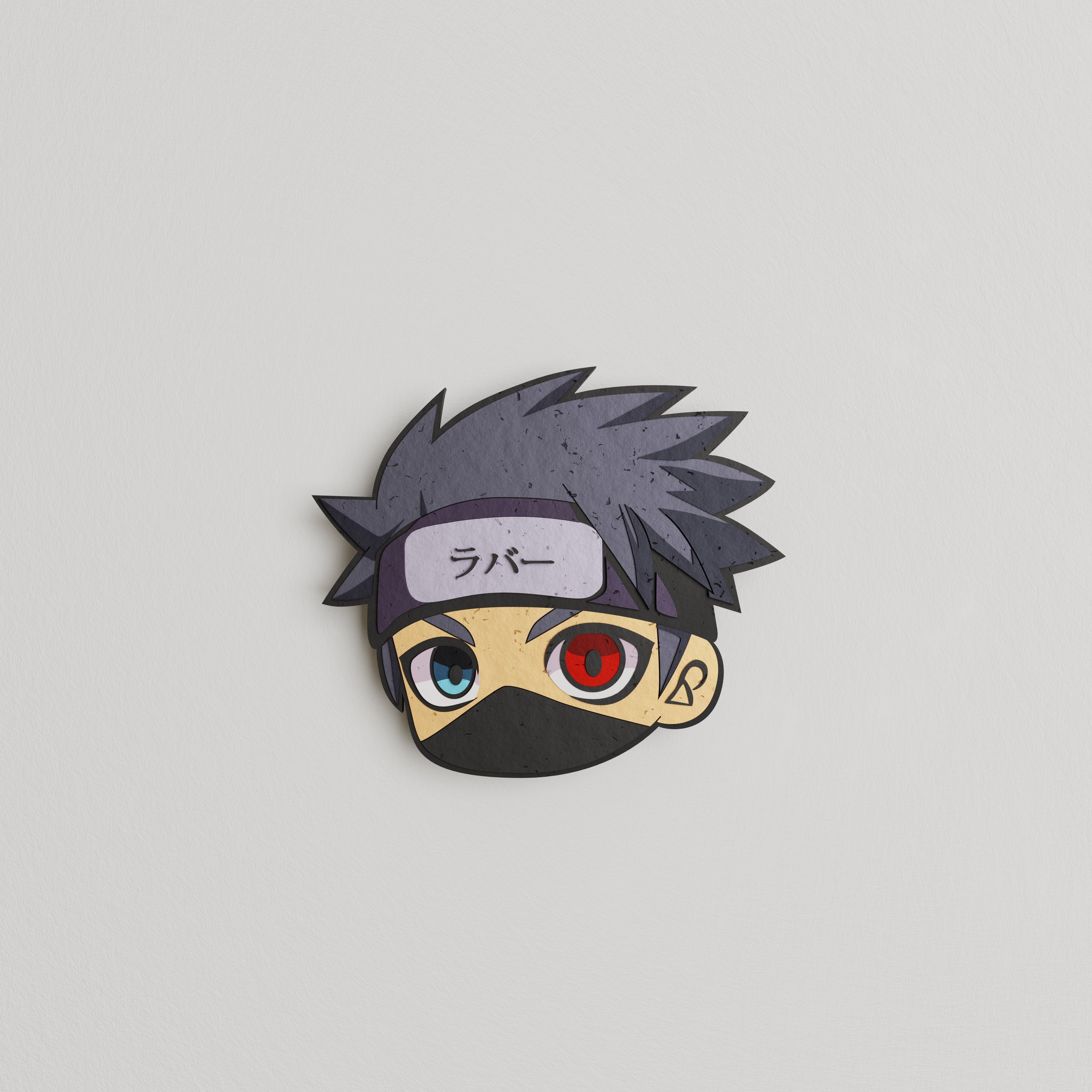 Red and Blue Eyes Chibi Patch