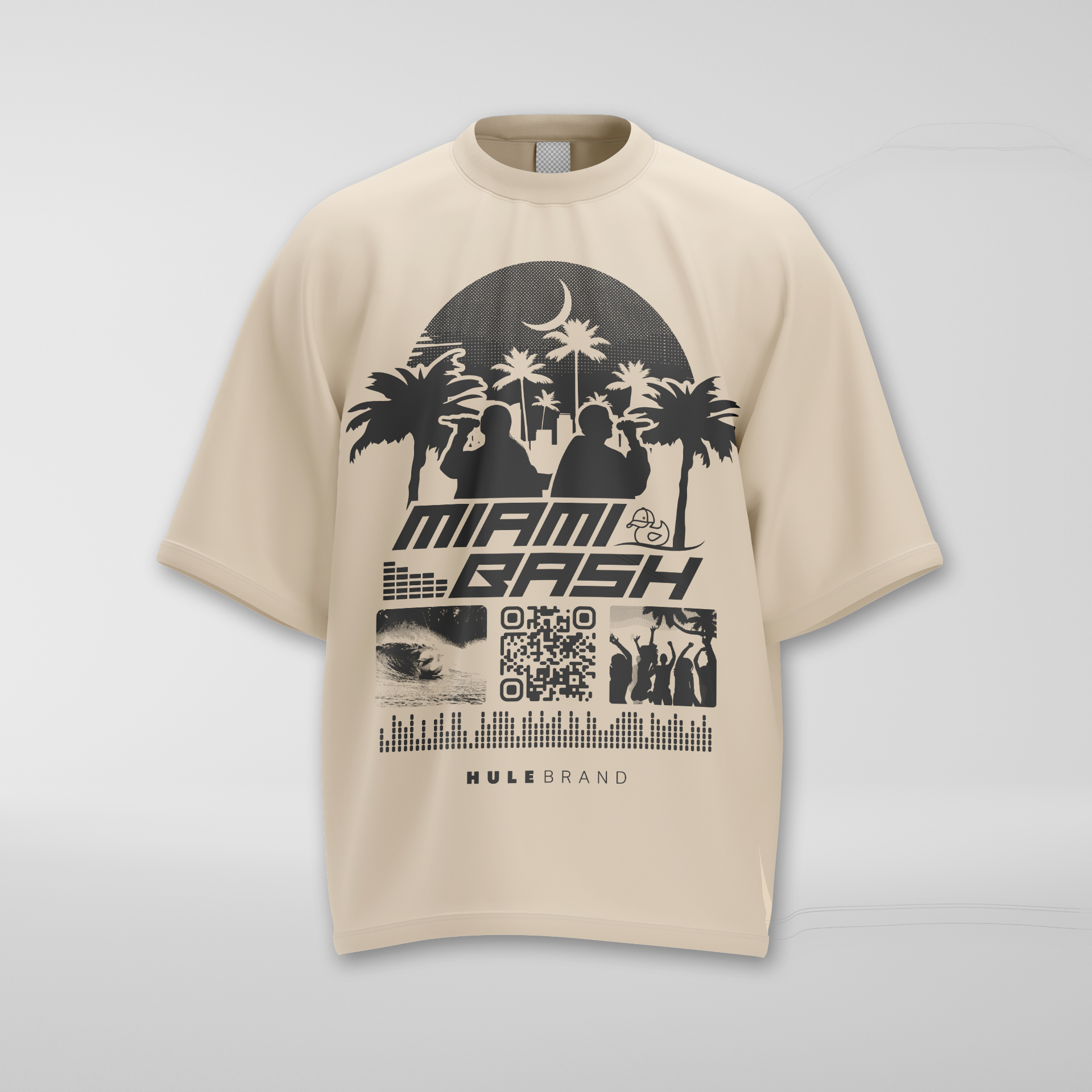 Miami Bash T-Shirt Oversize - Official Merch
