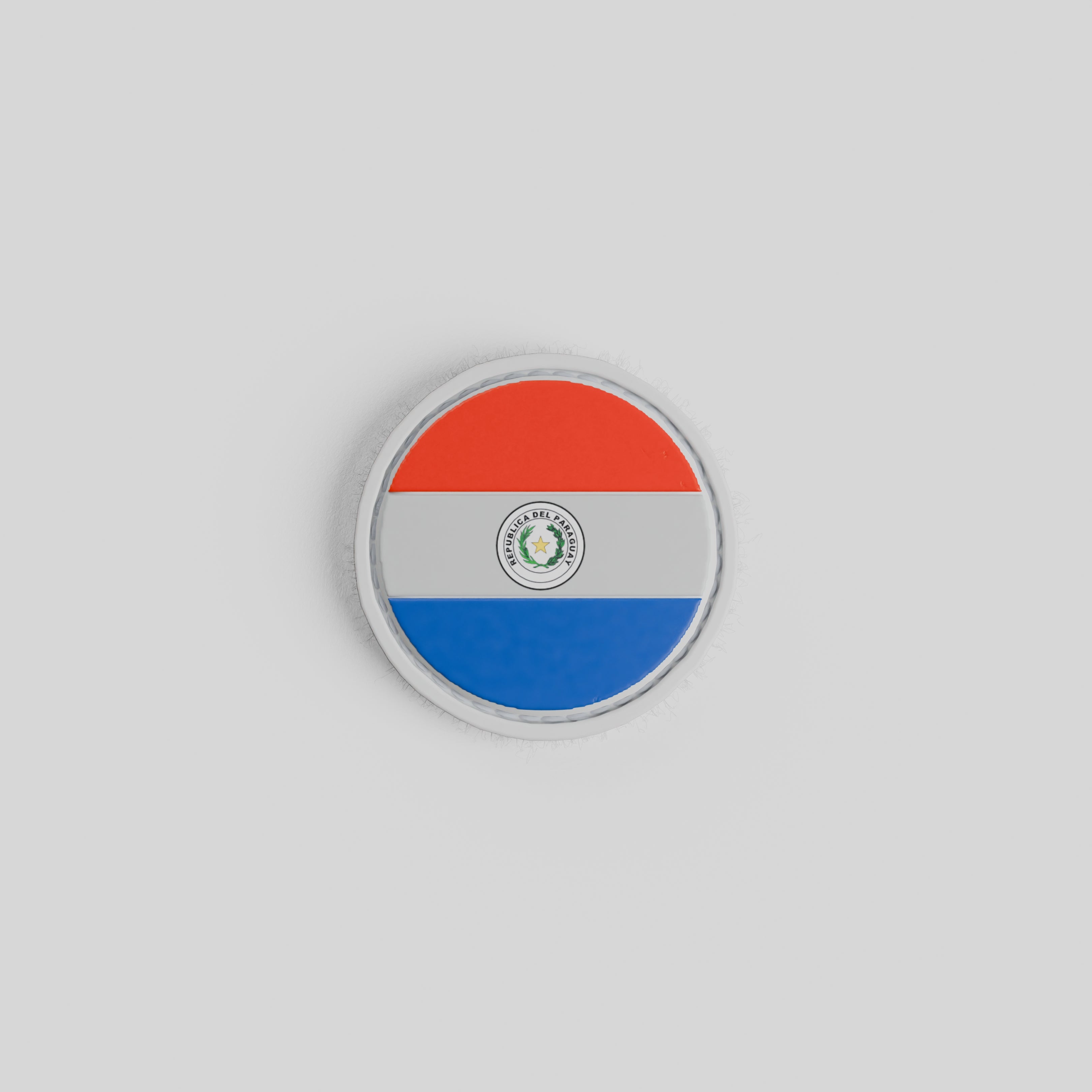 Paraguay Flag Patch - Hule Brand