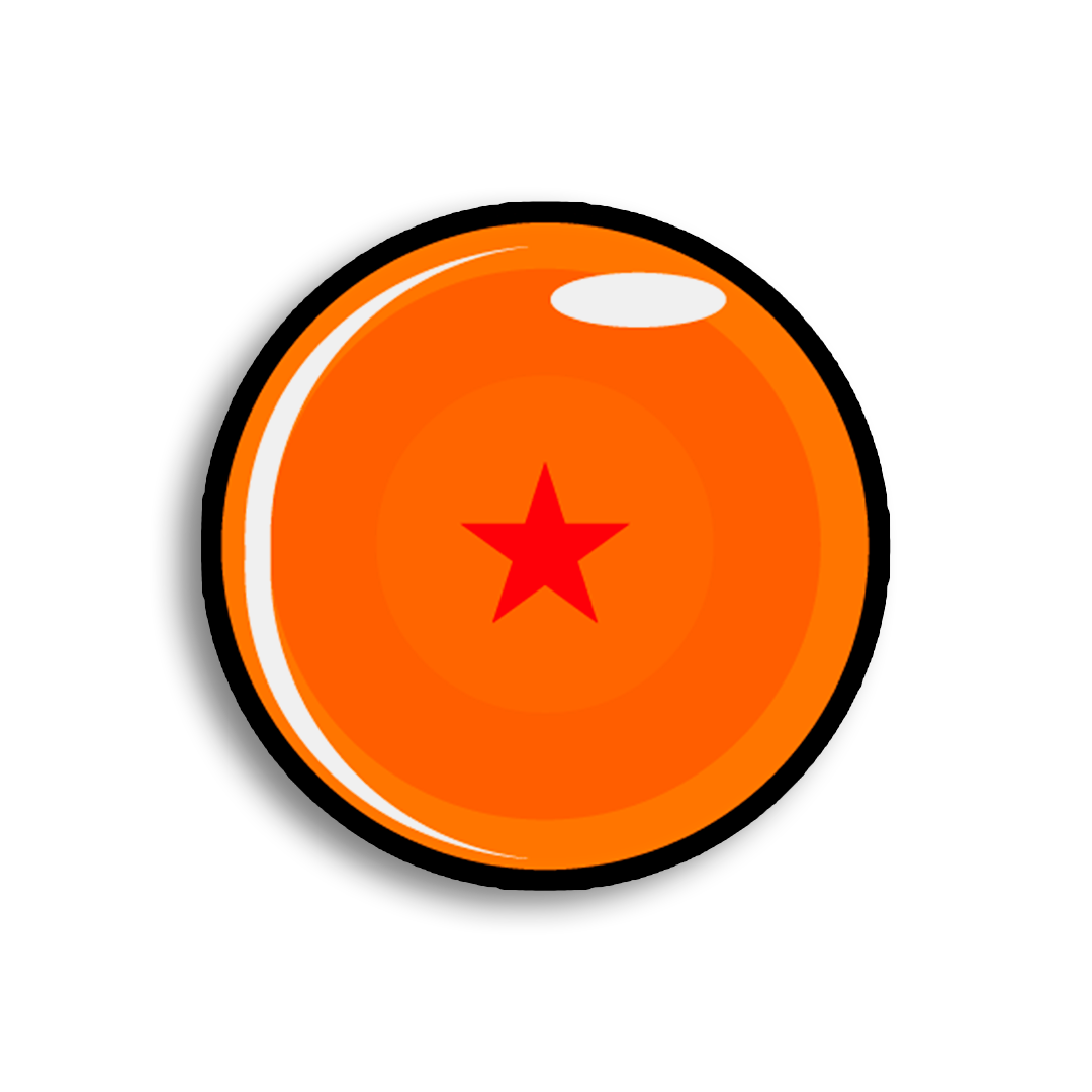 Star Orange Ball Patch