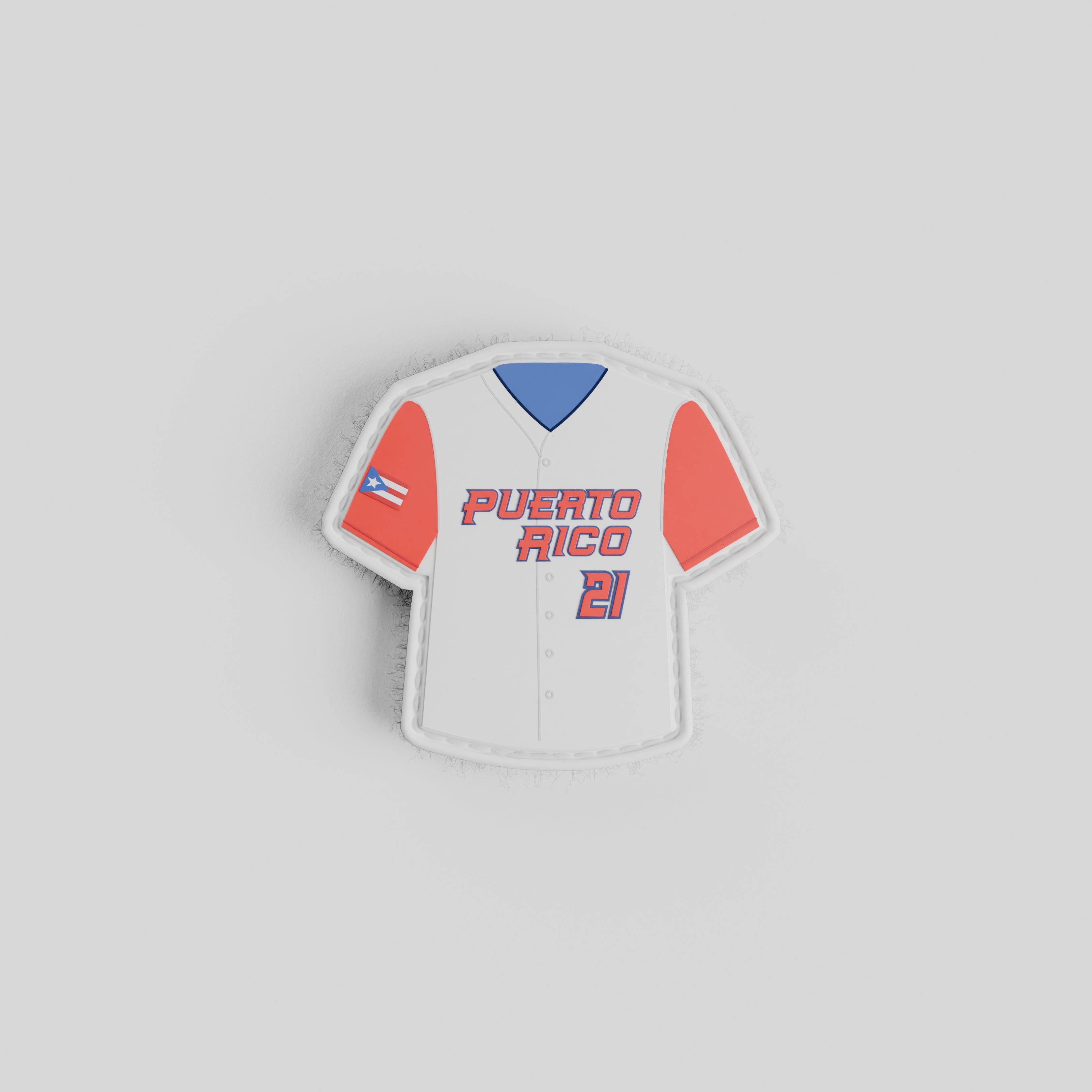 Puerto Rico Jersey Patch - Hule Brand