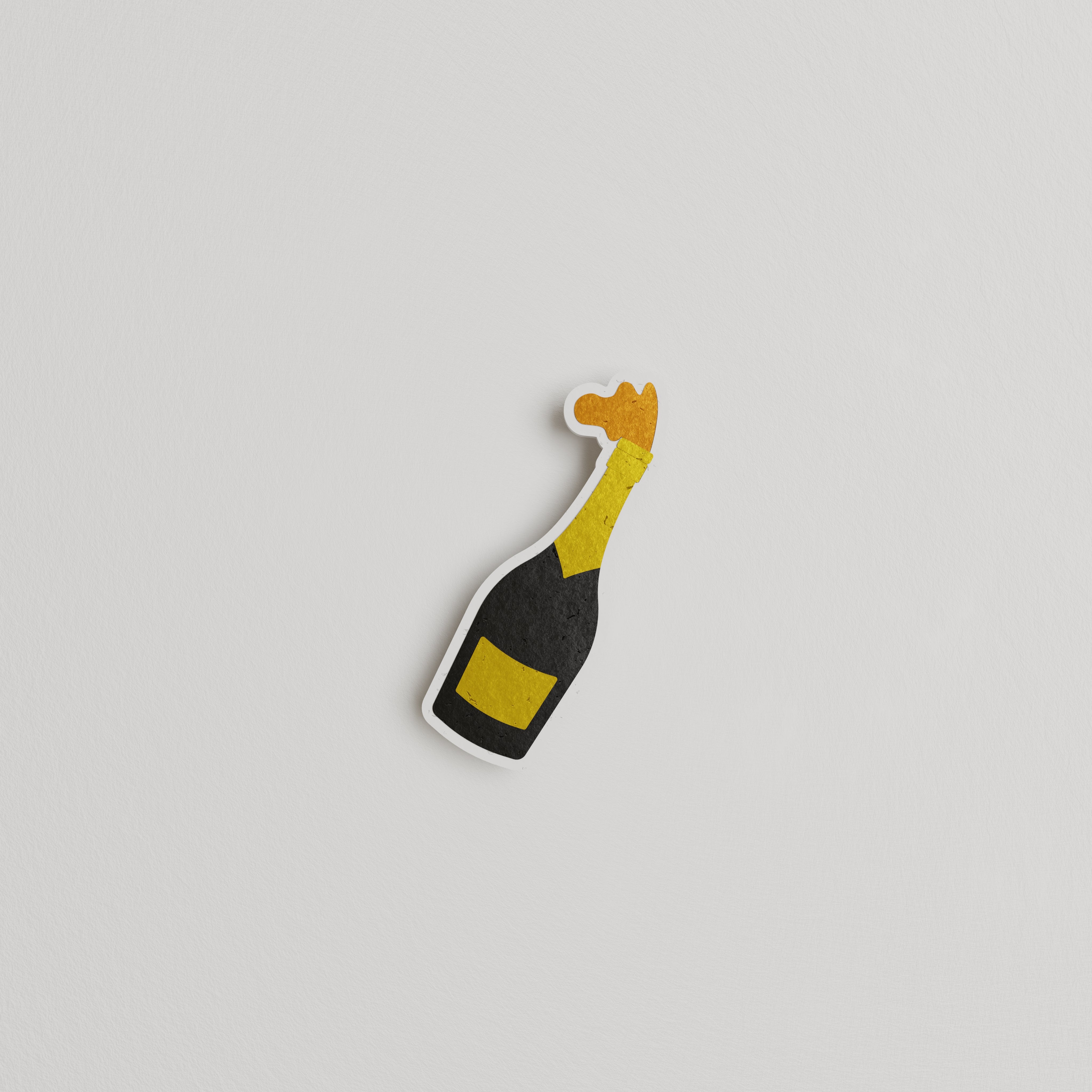 Champagne Bottle - Hule Brand