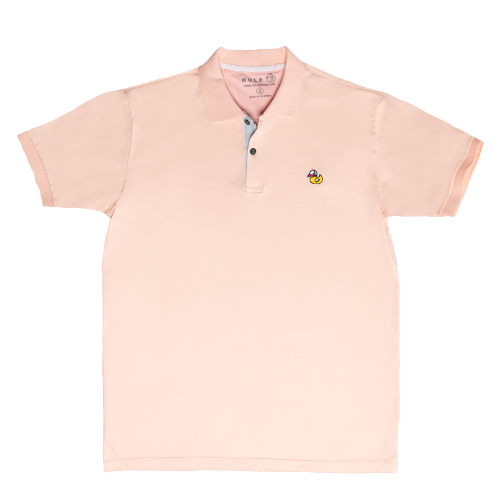 Light Pink Polo Shirt - Hule Caps