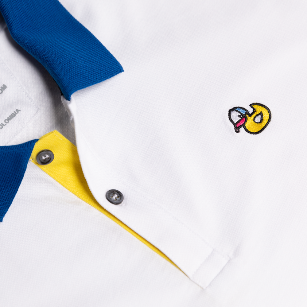 White and Blue Hule Polo