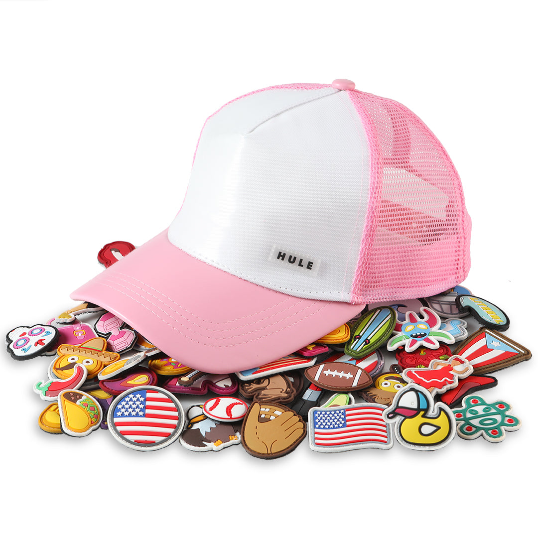 Cotton Candy Pink Kids Hule Cap - Hule Caps